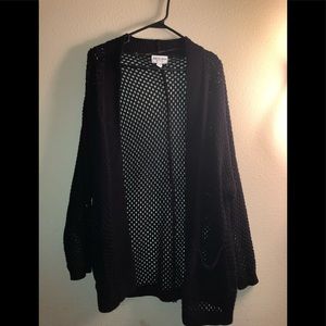 Black cardigan